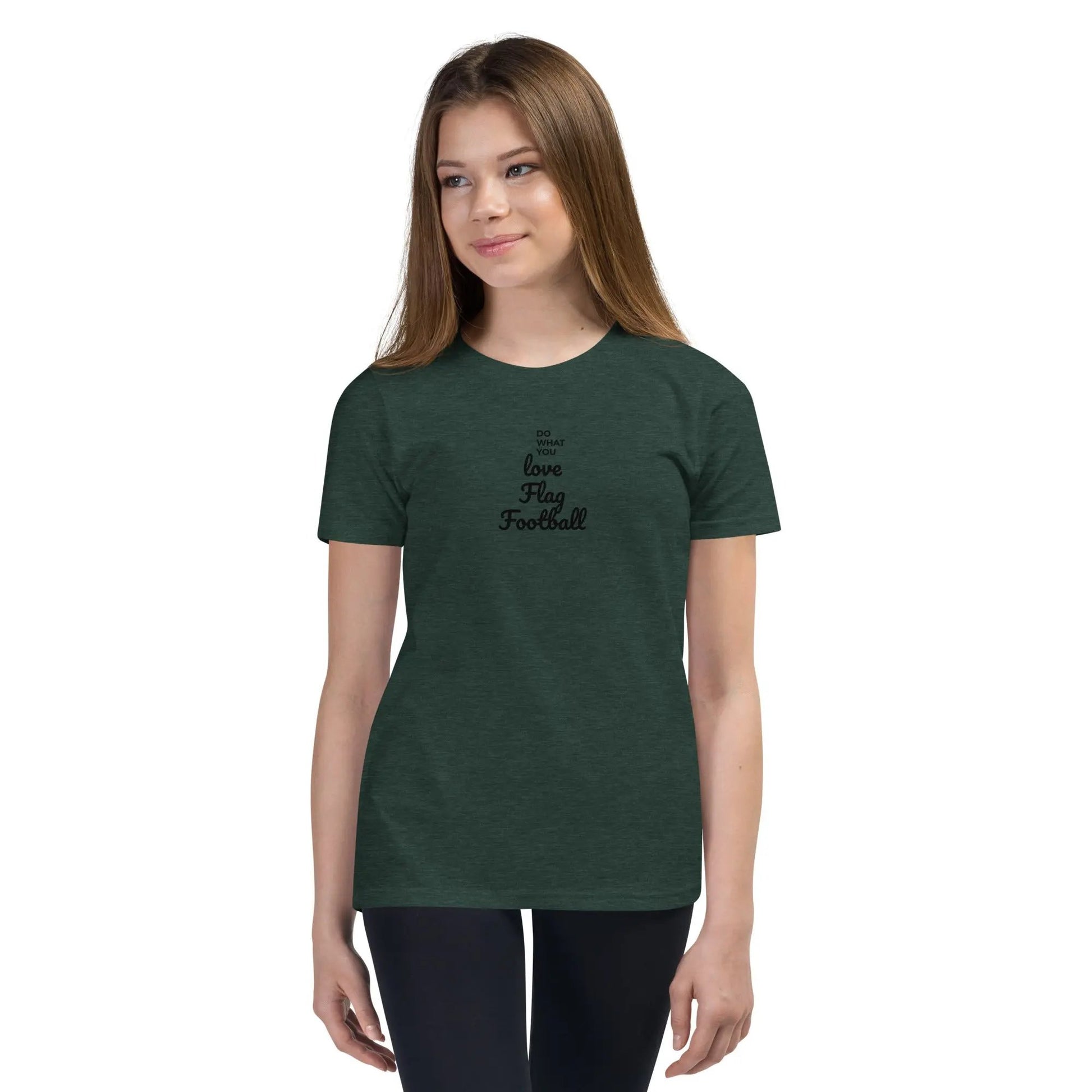 Youth Short Sleeve T-Shirt L2N2  Heather Forest / XL