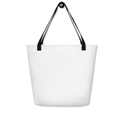 All-Over Print Tote Bag large polyester beach bag with cotton handles and vibrant colors