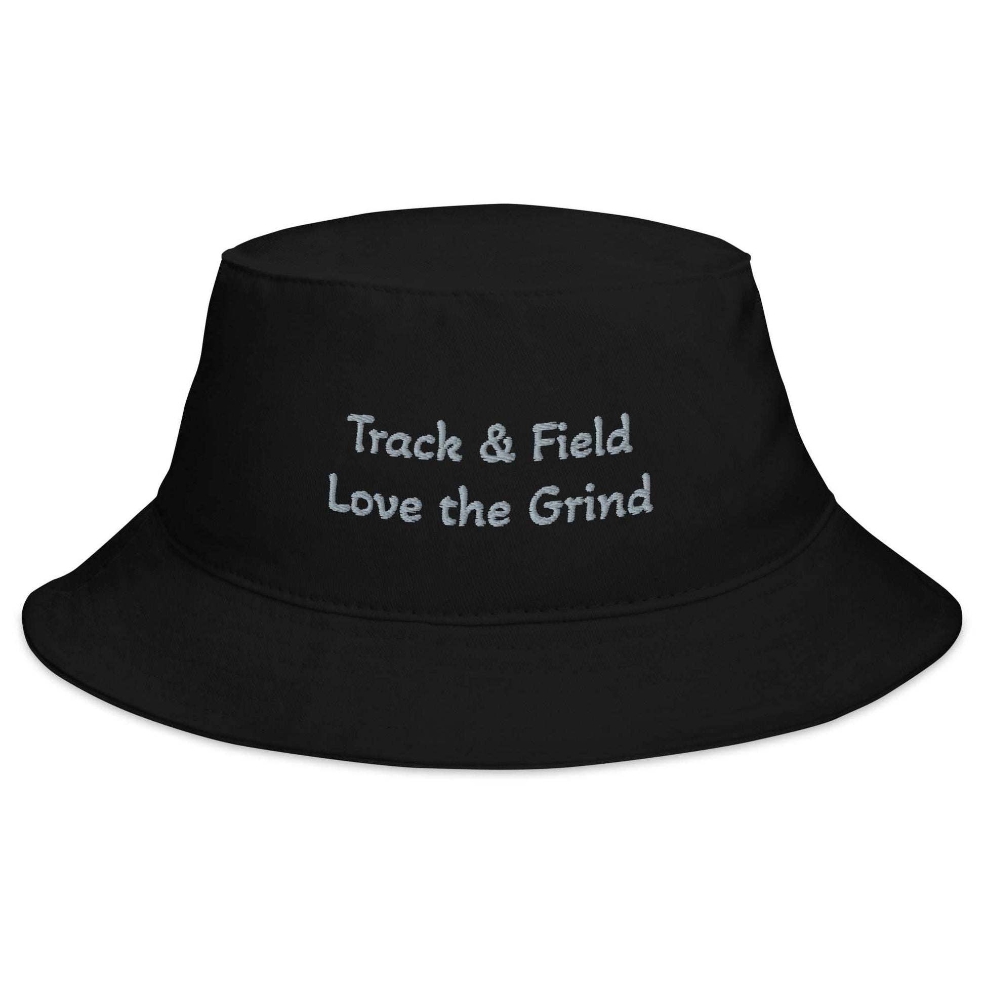 Track and Field Bucket Hat in 100% cotton twill with breathable sewn eyelets and a 2¼ inch brim