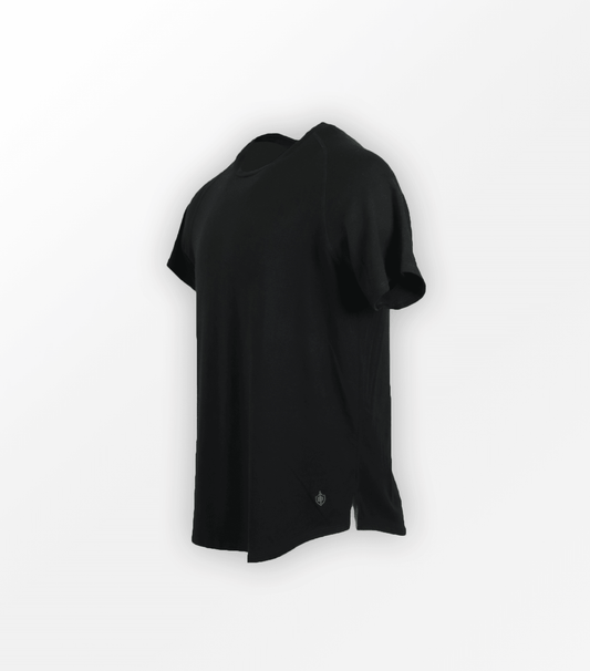 Eucalyptus Mesh Tee - Black - L2N2