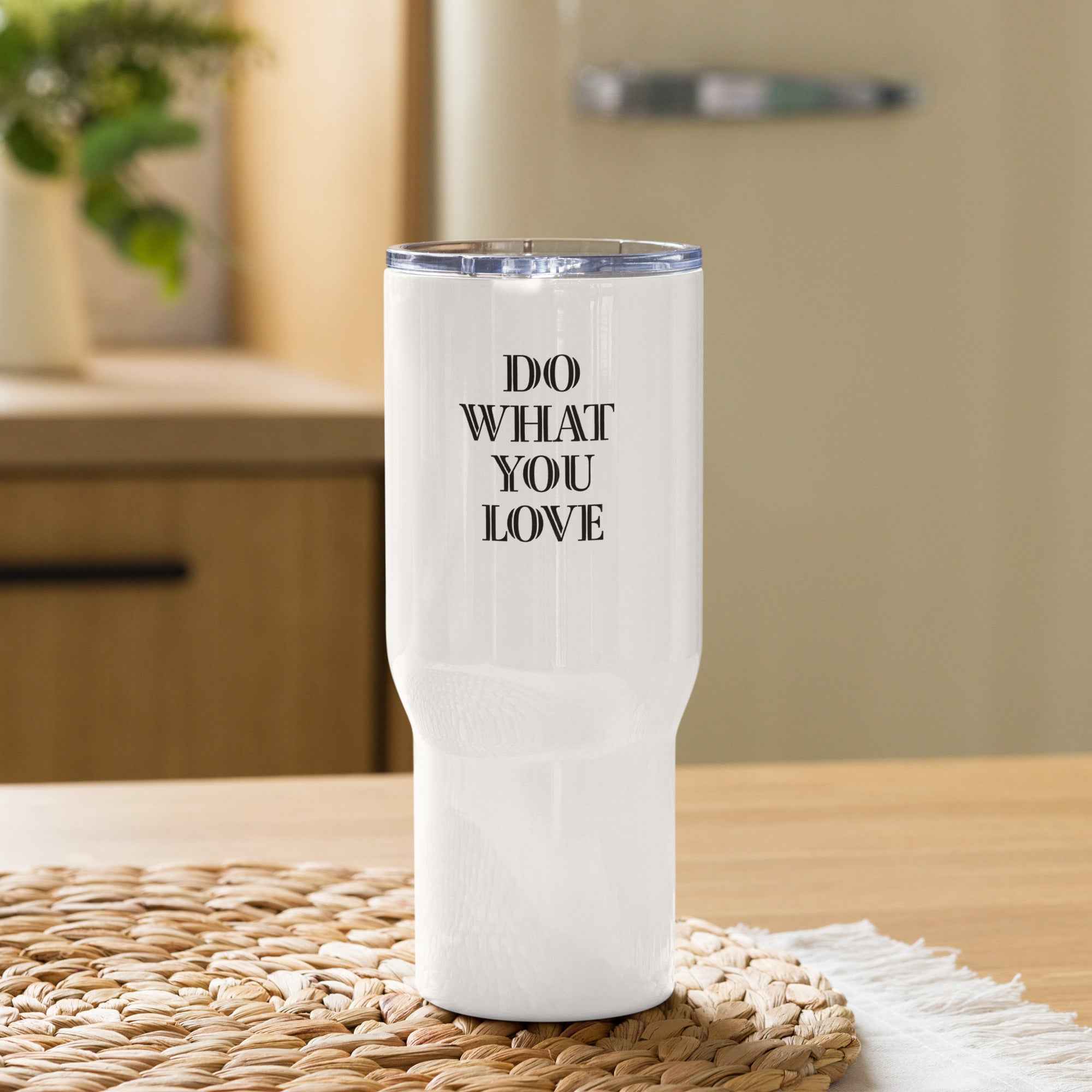 Stainless Steel Travel Mug with Handle | Insulated Coffee Tumbler