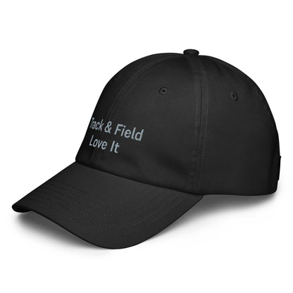 Under Armour® dad hat with HeatGear® sweatband, adjustable strap, and curved visor for track and field