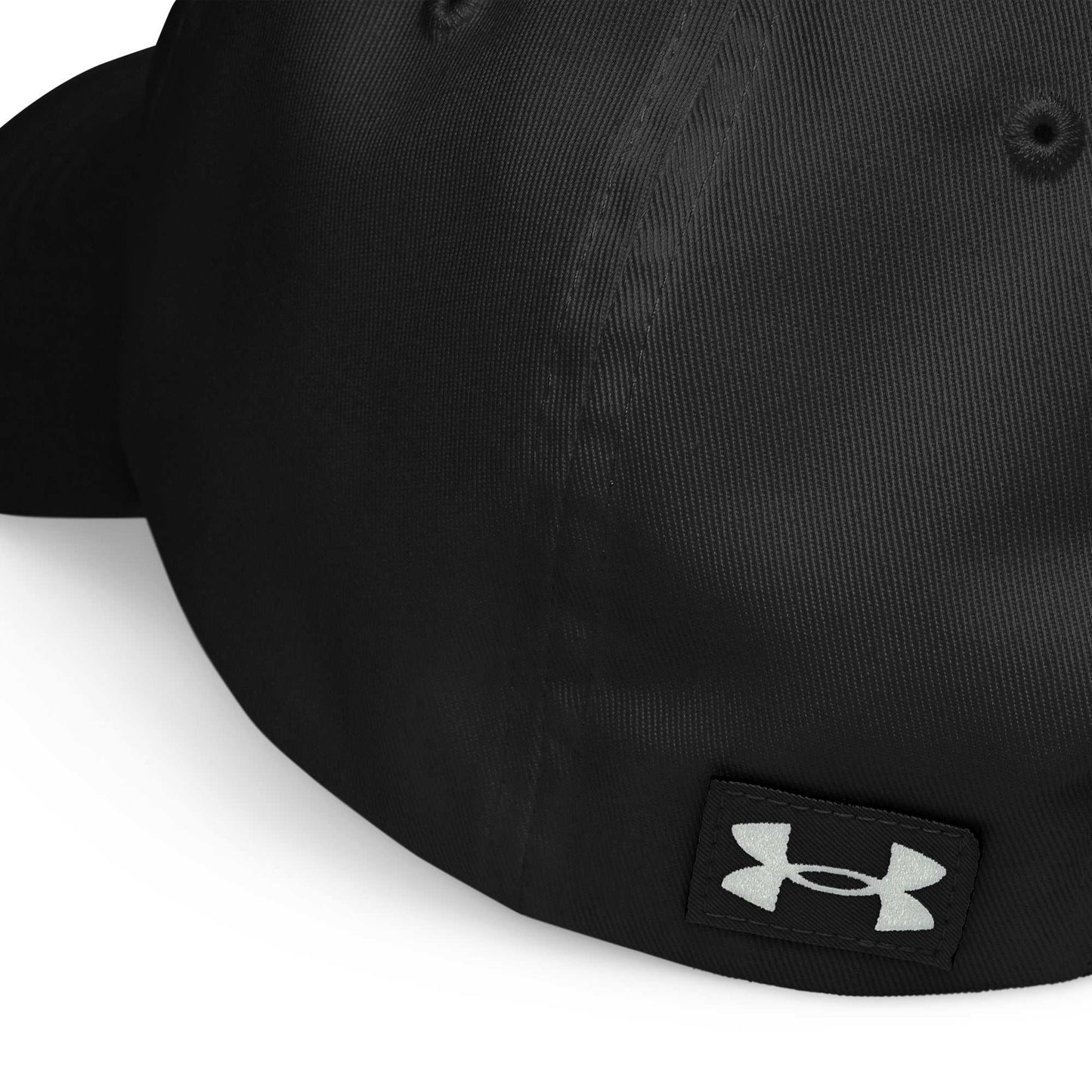 Under Armour® dad hat with HeatGear® sweatband, embroidered logo, and adjustable strap for Track & Field