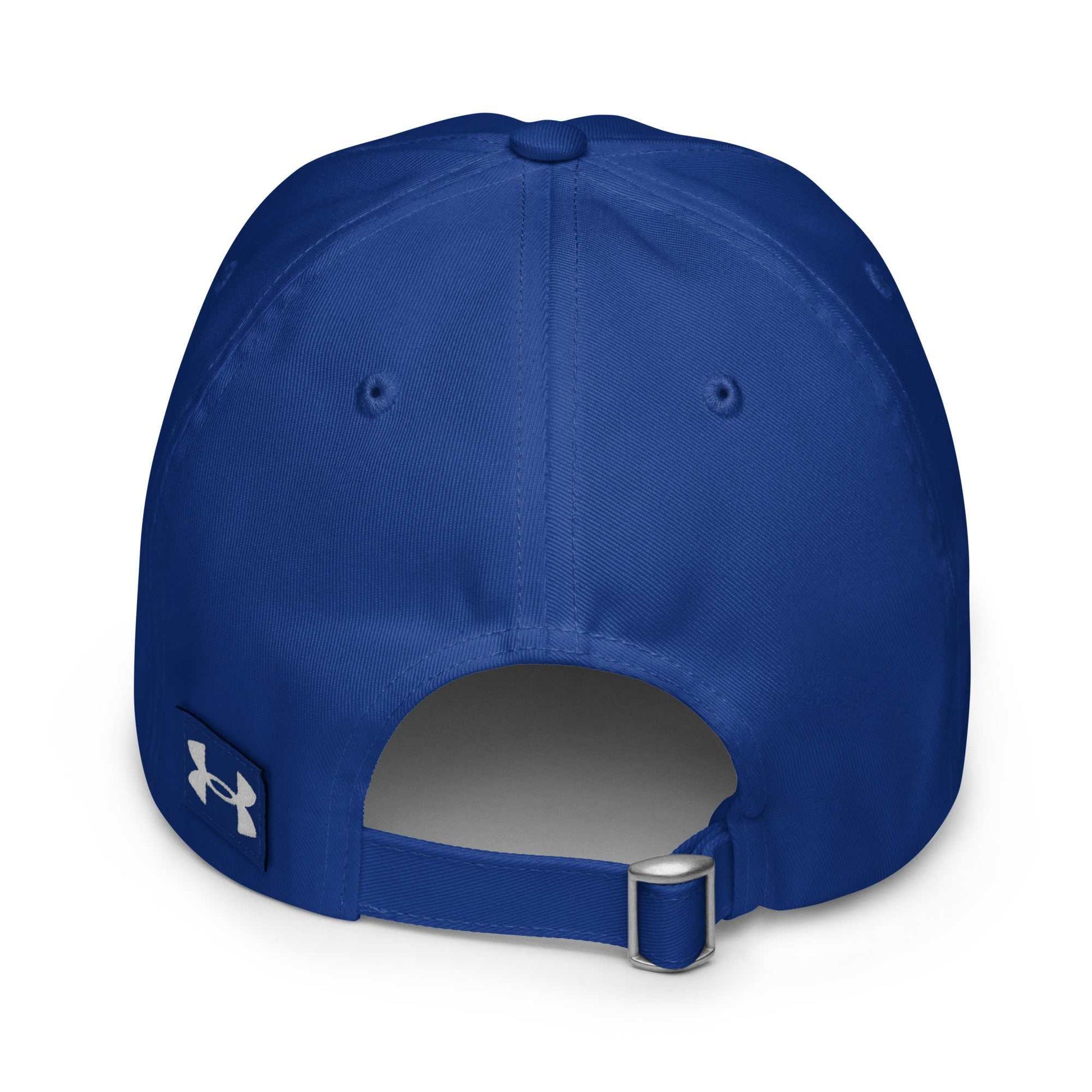 Under Armour® dad hat with HeatGear® sweatband, adjustable strap, and embroidered logo