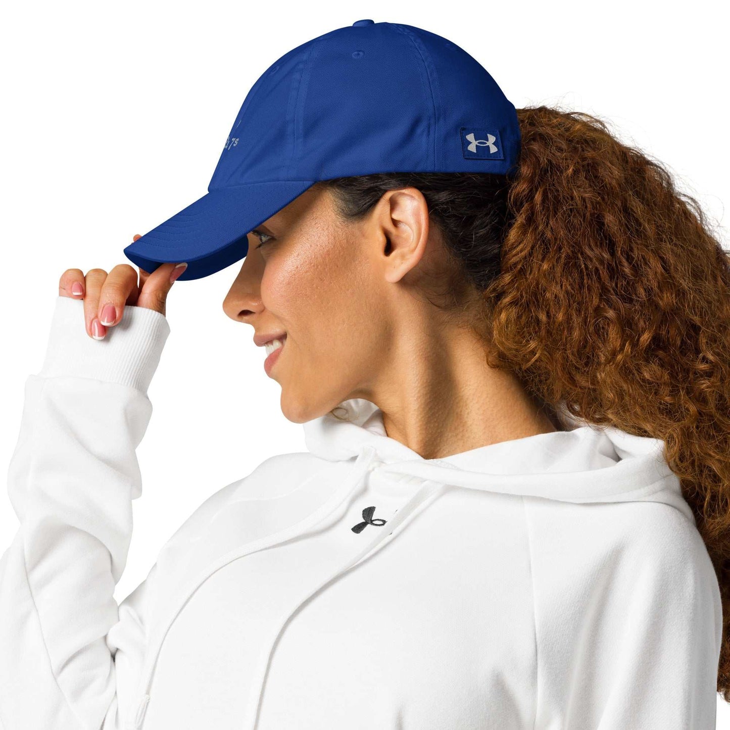 Under Armour® Rugby hat with HeatGear® sweatband, embroidered logo, and adjustable strap