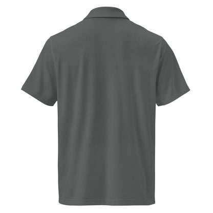 Under Armour® men's polo with breathable fabric and anti-odor technology for track and field performance