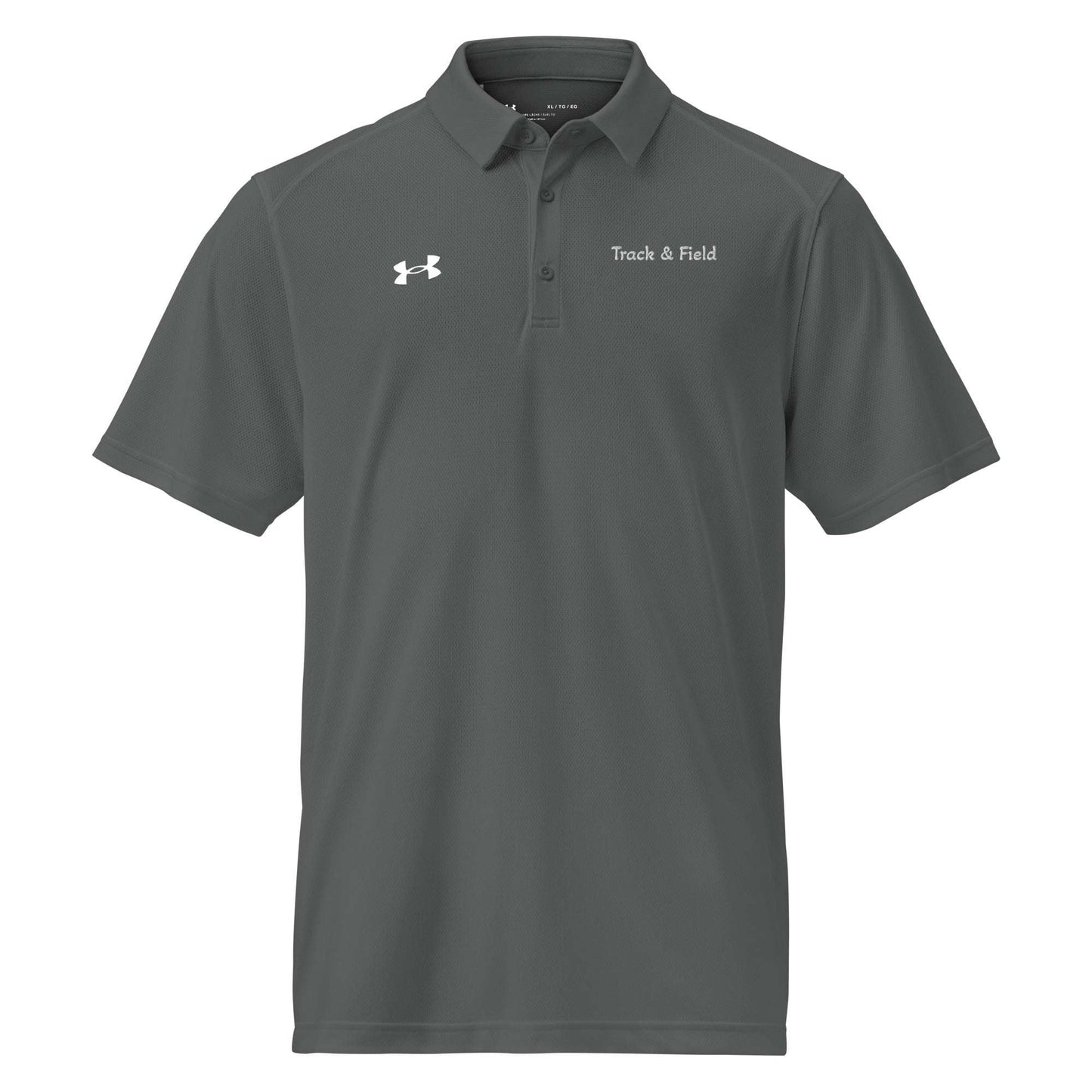 Under Armour® men's polo in lightweight breathable fabric with anti-odor technology and relaxed fit
