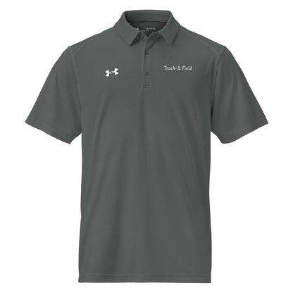 Under Armour® men's polo in lightweight breathable fabric with anti-odor technology and relaxed fit