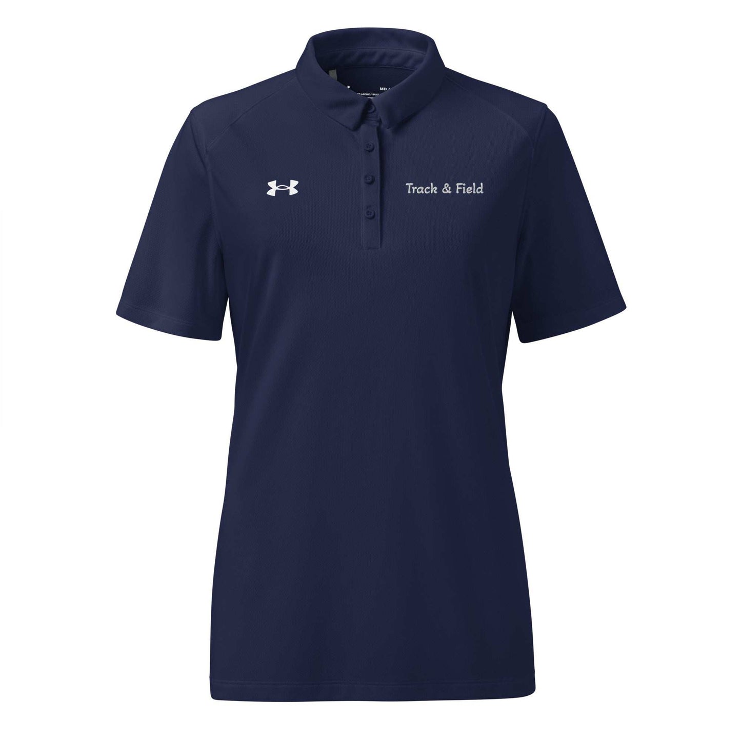 Under Armour® women’s polo in breathable, lightweight fabric with anti-odor technology and relaxed fit.