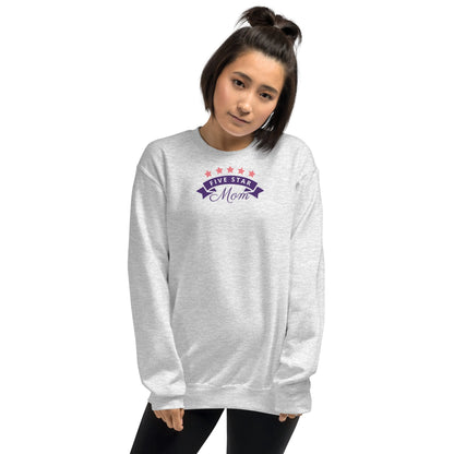 Cozy Mom sweatshirt with classic fit and soft air-jet spun yarn