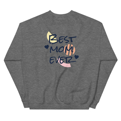Warm mom sweatshirt with classic fit and soft air-jet spun yarn fabric