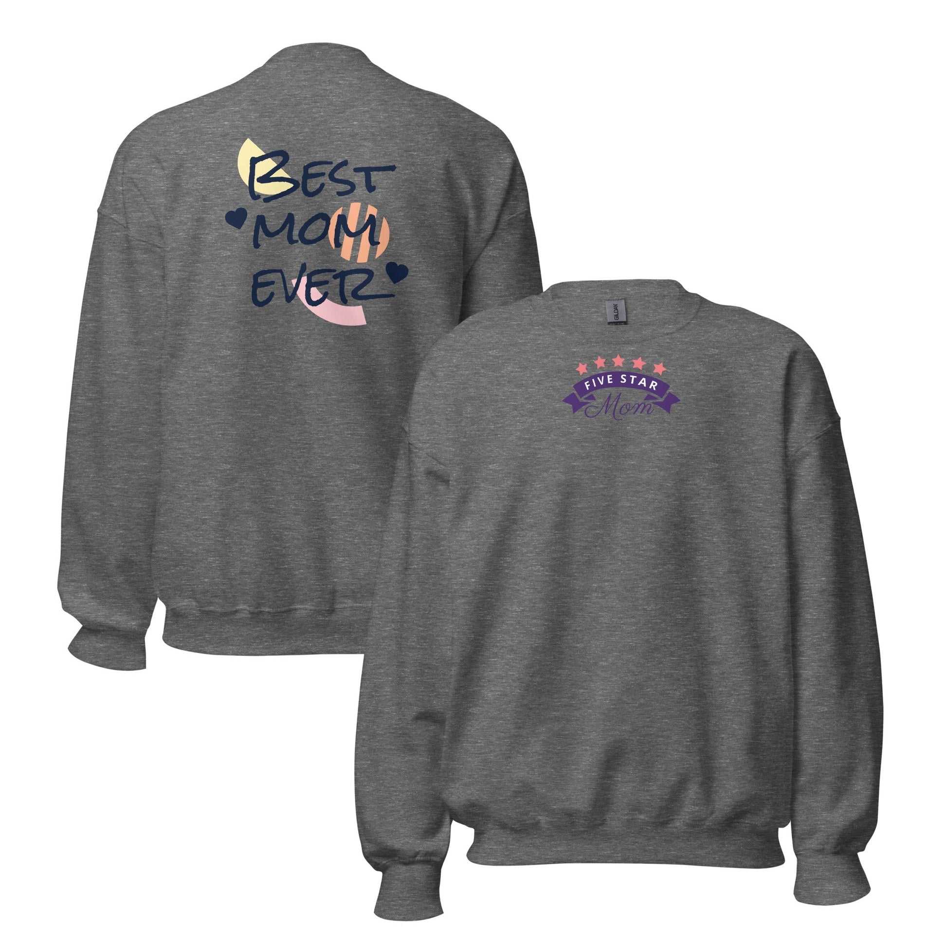 Cozy Mom Sweatshirt made of cotton-polyester blend with classic fit and soft air-jet spun yarn