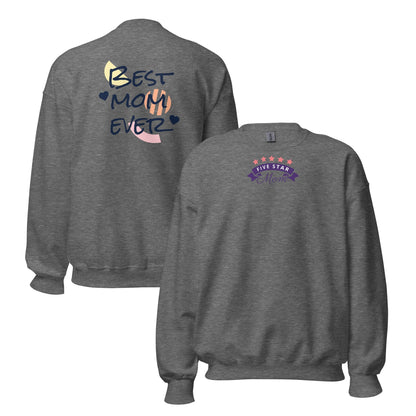 Cozy Mom Sweatshirt made of cotton-polyester blend with classic fit and soft air-jet spun yarn