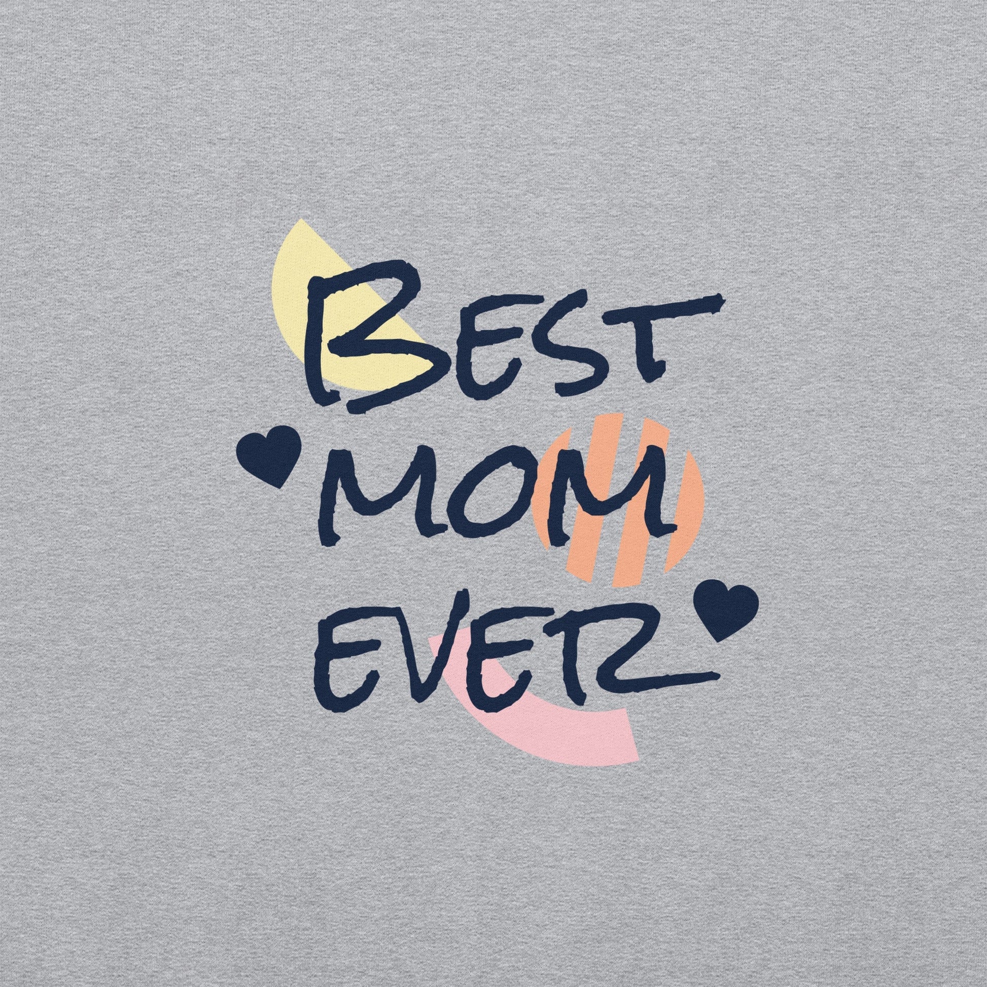 Classic fit Mom sweatshirt made of soft 50% cotton 50% polyester blend