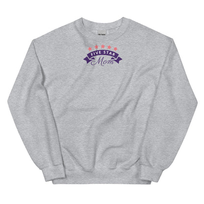 Classic fit Mom Sweatshirt made of soft cotton-polyester blend, perfect for cold weather