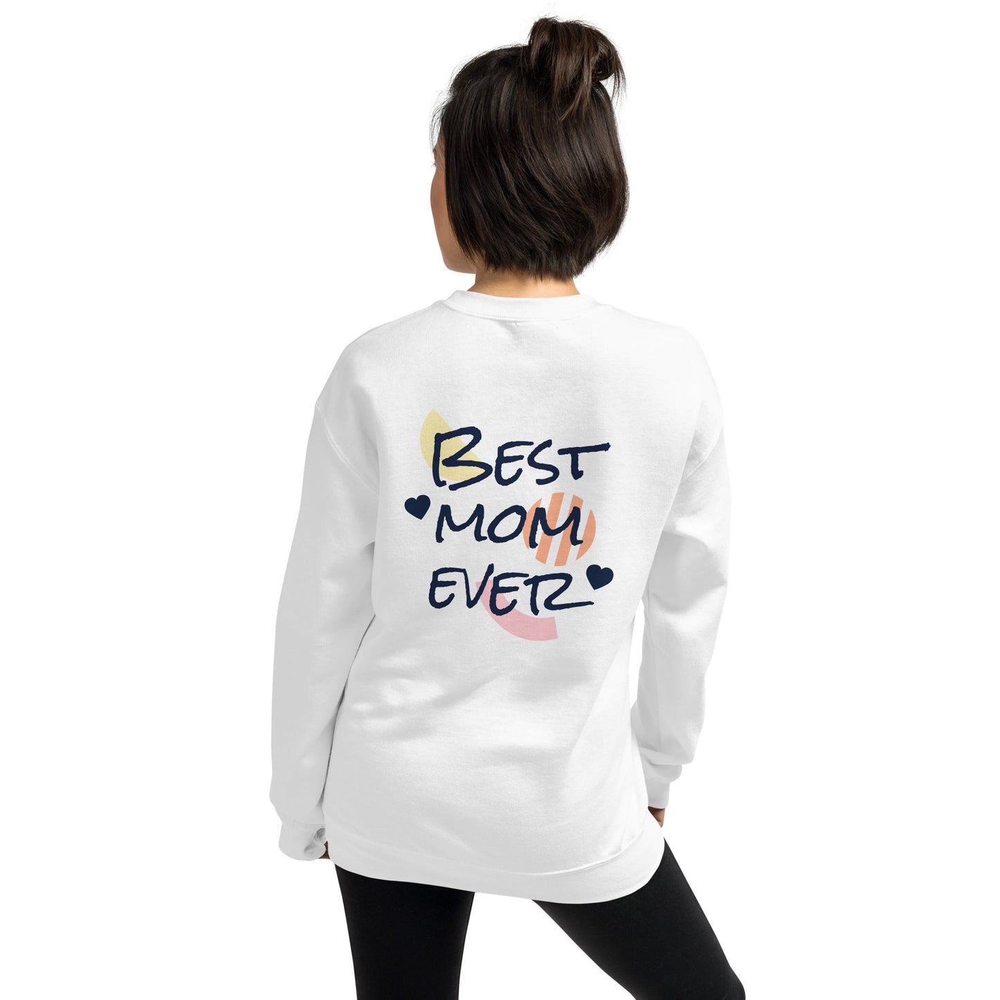 Cozy Mom Sweatshirt in classic fit with soft air-jet spun yarn, warm and durable for cold weather