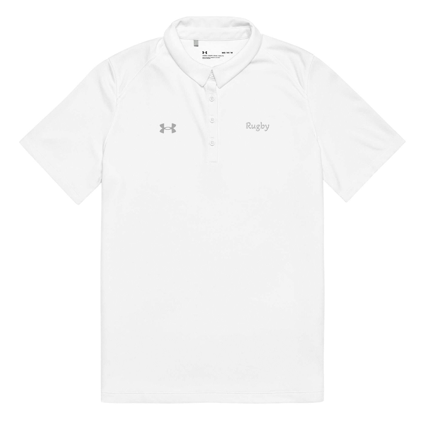Under Armour® women’s polo rugby shirt with breathable fabric and anti-odor technology