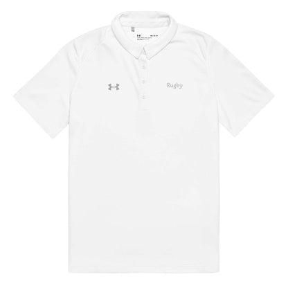 Under Armour® women’s polo rugby shirt with breathable fabric and anti-odor technology